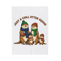 Otter Group Blanket Funny Wildlife Gift Women Comic Blanket Otters Blanket Humor Fan Cartoon Blanket Animal Graphic Sketch Beanies Blanket