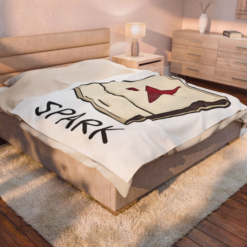 Matchbook Illustration Blanket Cute Quote Gift Women Sketch Blanket Matchcover Blanket Kawaii Fan Doodle Blanket Inspirational Graphic Simple Star