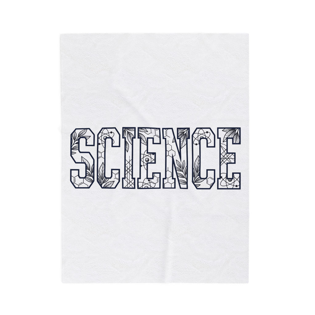 Science Illustration Blanket Science Instructor Gift Women Nature Blanket Scientific Art Blanket Scientist Enthusiast Botanical Blanket Educator