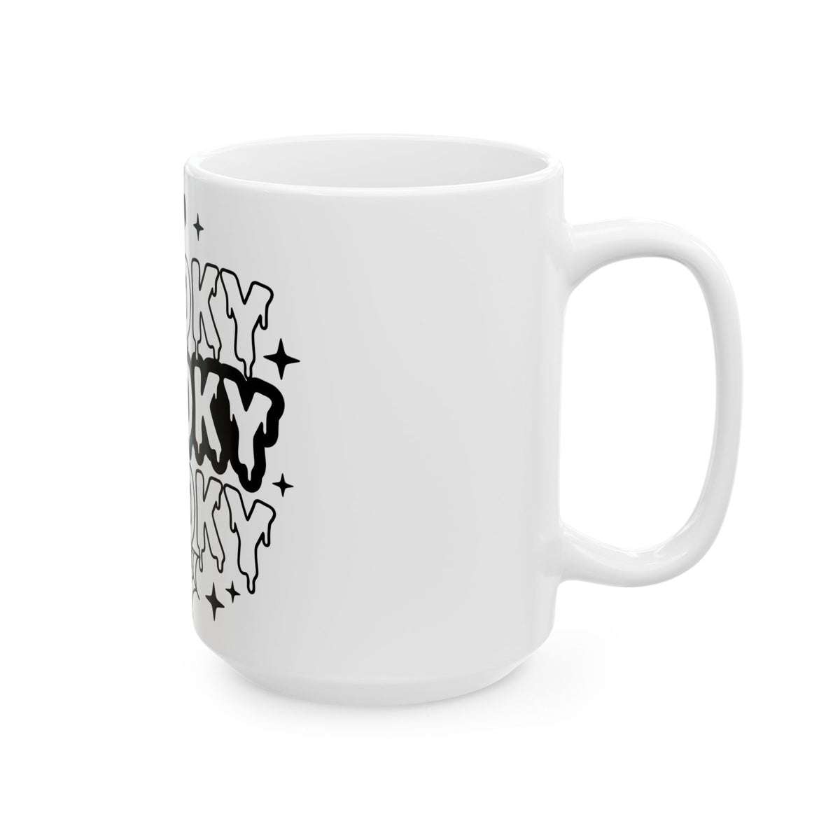 Spirit Design Mug Halloween Thriller Gift Women Modern Mug Spirituality Mug Horror Fan Abstract Mug Suspense Graphic Vintage Web