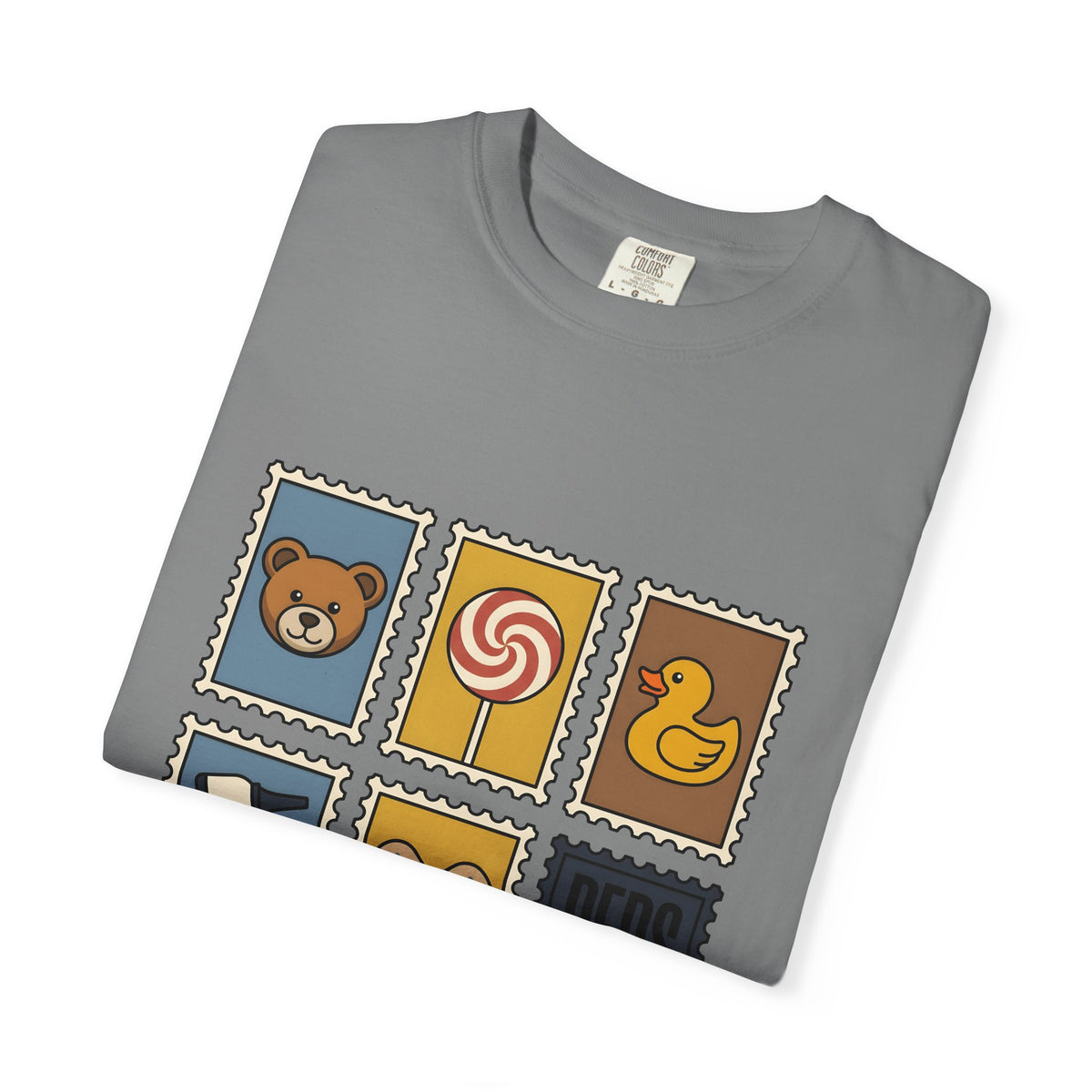 Kids Nurse Stamps T-Shirt Nurses Doctor Gift Women Animated T-Shirt Nursing Stamps T-Shirt Nurse Enthusiast Cartoon T-Shirt Medical Practitioner