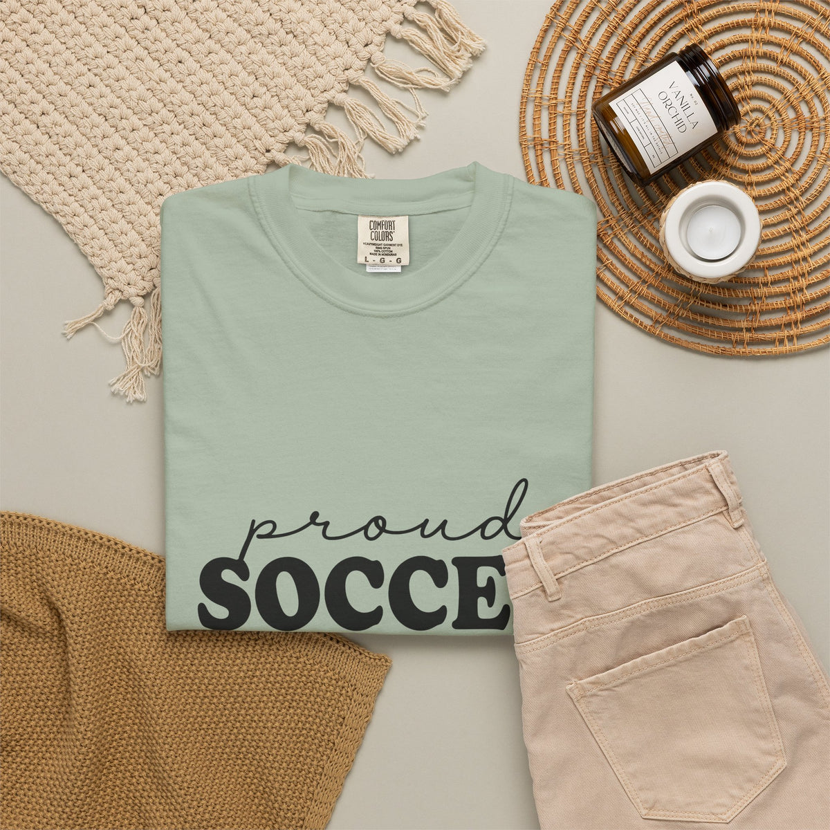 Soccer Ball T-Shirt Soccer Mom Fitness Gift Women Heavy T-Shirt Football T-Shirt Soccer Fan Grunge T-Shirt Workout Graphic Clean Sports T-Shirt