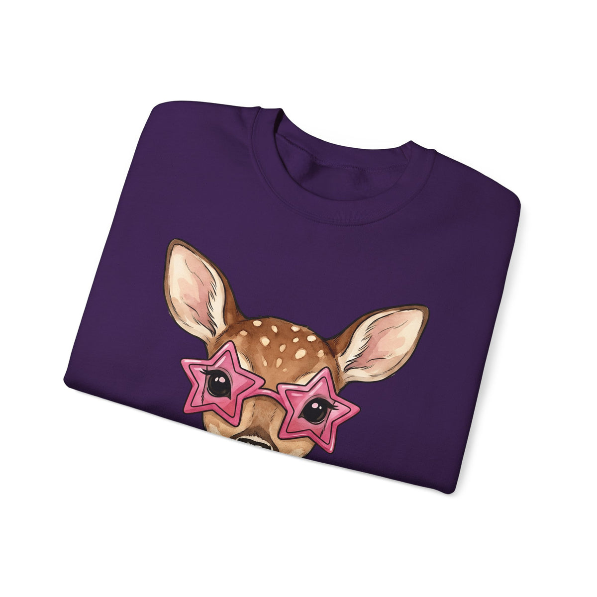Buck Sweatshirt Moms Creature Gift Women Ink Sweatshirt Deer Sweatshirt Mother Fan Tattoo Sweatshirt Beast Graphic Fantasy Petals Sweatshirt