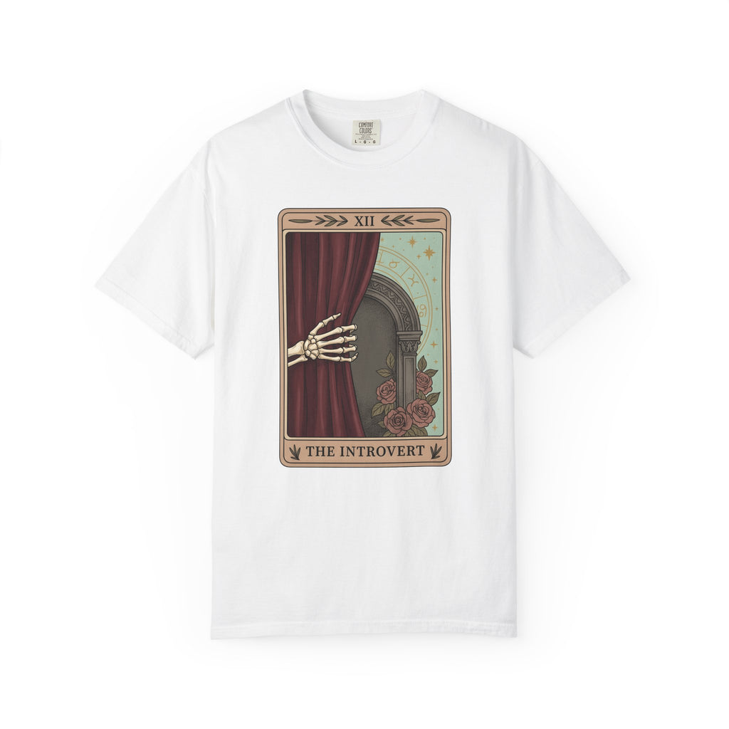 Skeleton Hand Tarot T-Shirt Boho Chic Gothic Gift Women Mystical T-Shirt Tarot Card T-Shirt Bohemian Fan Occult Graphic T-Shirt Dark Illustration