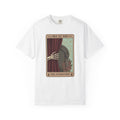 Skeleton Hand Tarot T-Shirt Boho Chic Gothic Gift Women Mystical T-Shirt Tarot Card T-Shirt Bohemian Fan Occult Graphic T-Shirt Dark Illustration