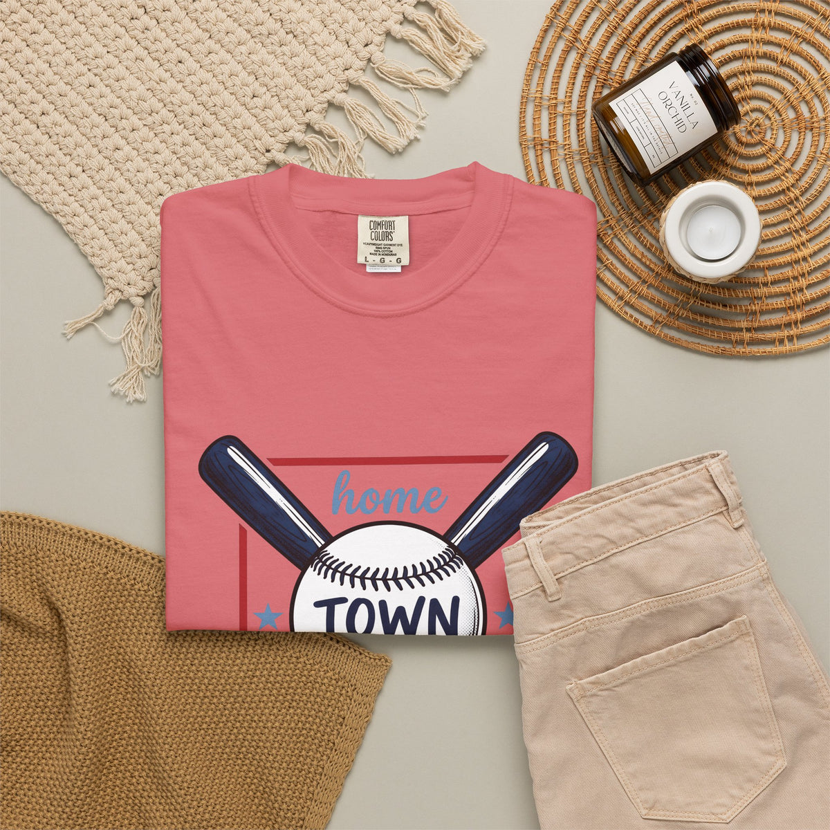 Baseball Graphic T-Shirt America/4th Of July Sports Gift Women Vintage T-Shirt Baseball T-Shirt Patriot Fan Distressed T-Shirt Athletic Graphic