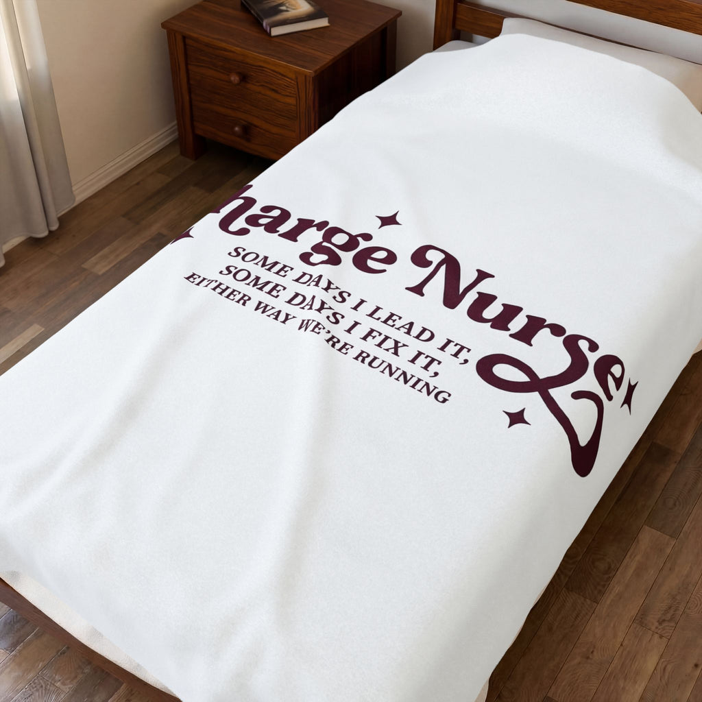 Nurse Script Blanket Nurse Health Gift Women Cute Blanket Script Blanket