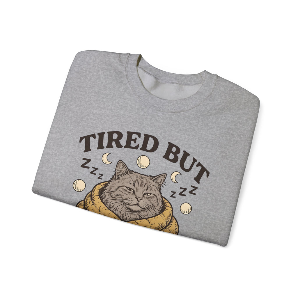 Cat Sweatshirt Sweatshirt Cat Cozy Gift Women Vintage Sweatshirt Throw Sweatshirt Sweatshirt Cat Fan Retro Sweatshirt Snug Graphic Hand Drawn Moon Sweatshirt