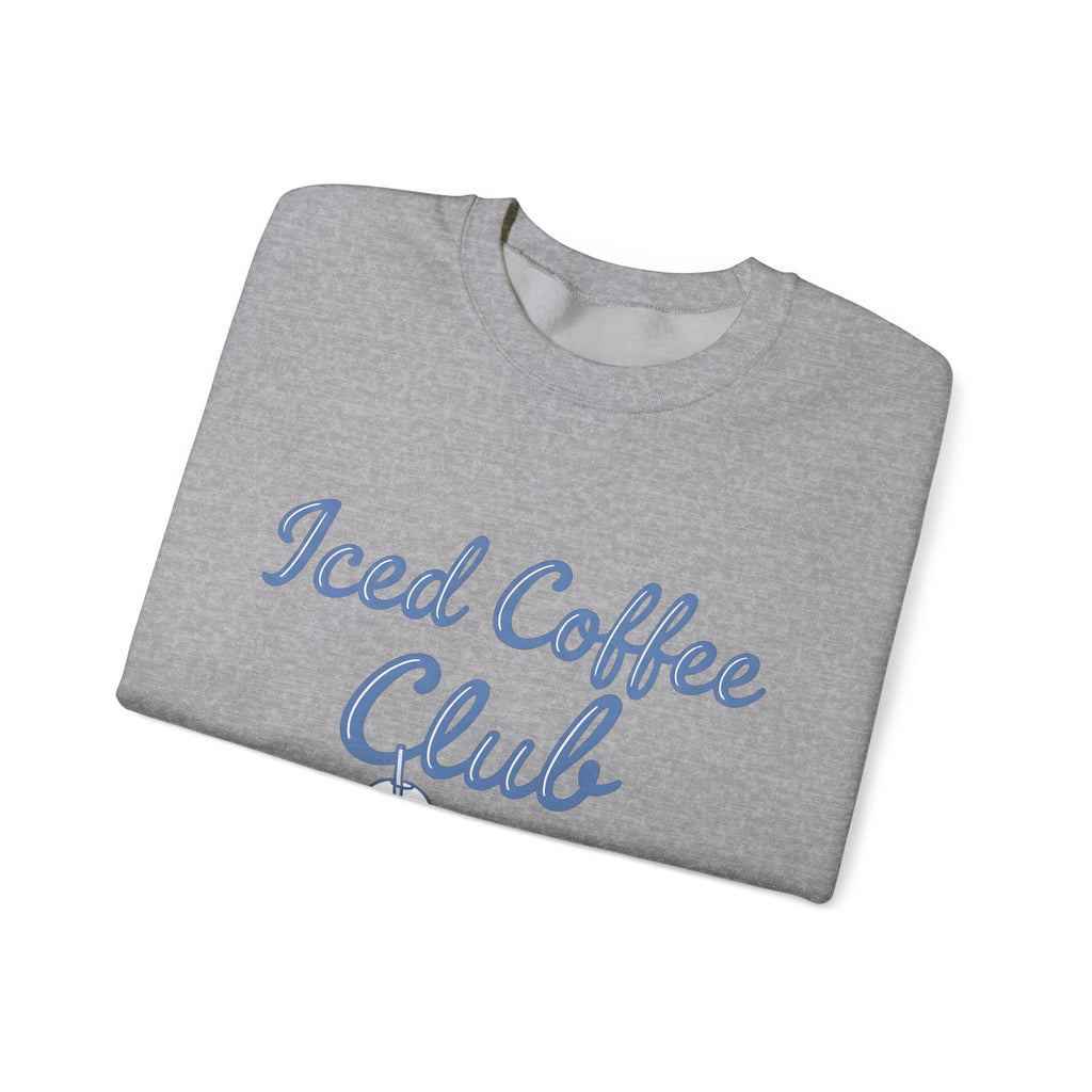 Iced Latte Glass Sweatshirt Coffee Cuisine Gift Women Fun Sweatshirt Glassware Sweatshirt Coffee Fan Java Graphic Illustration Clean Fingers Sweatshirt