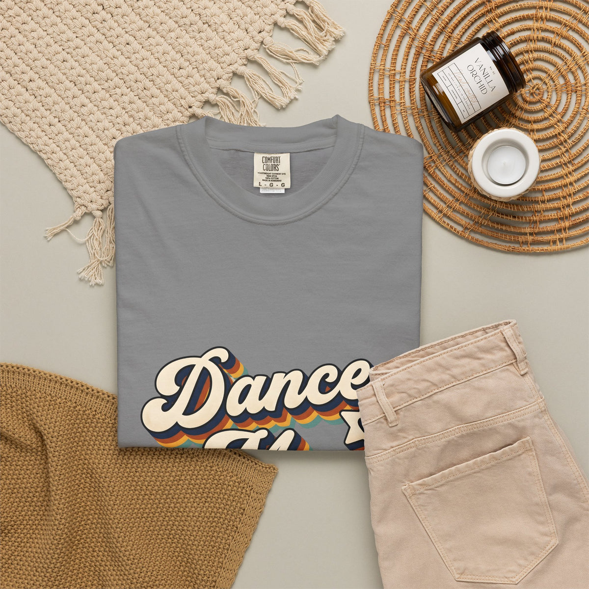 Vintage Lettering T-Shirt Moms Ballet Gift Women Block T-Shirt Typography T-Shirt Motherhood Enthusiast Typography T-Shirt Dance Graphic Classic