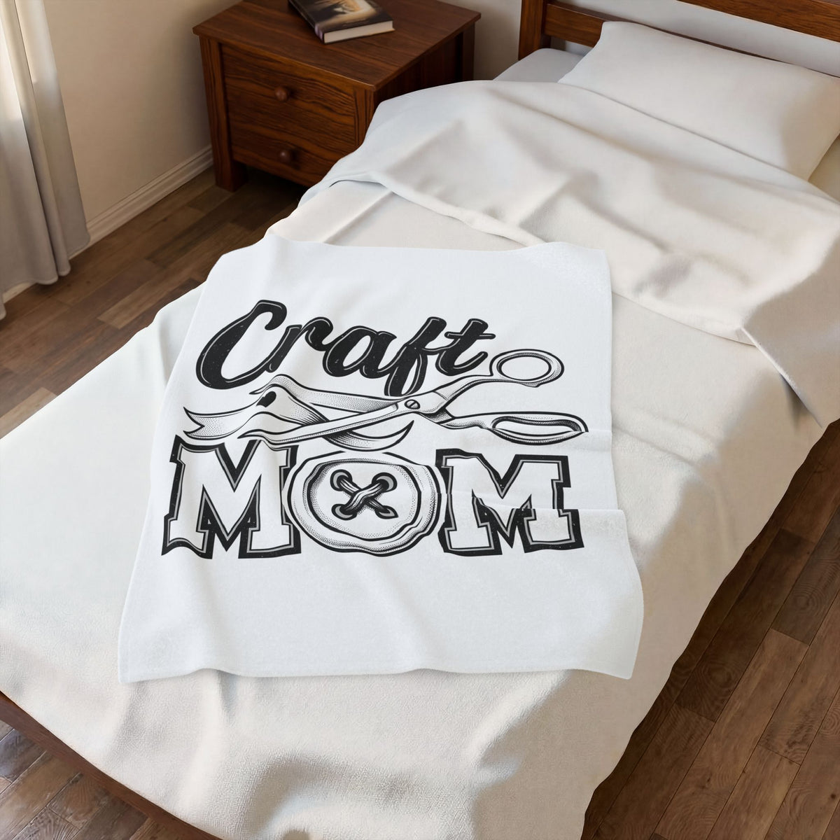 Tailor Scissors Blanket Moms Hobby Gift Women Pop Art Blanket Sewing Shears Blanket Mom Fan Sewing Graphic Blanket Rustic Knot Blanket