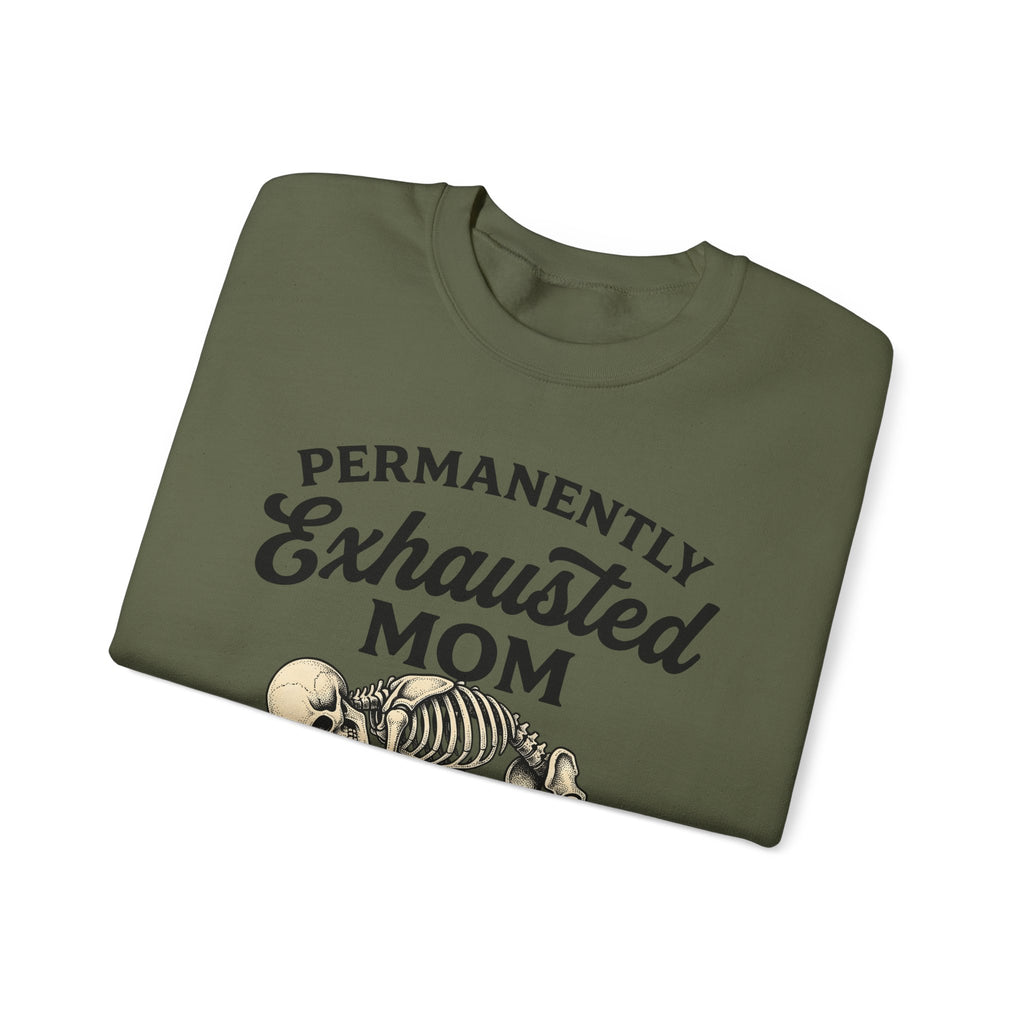 Skeleton Mom Humor Gift Vintage Skull Mother Fan Retro Funny Hand Drawn Phone Sweatshirt