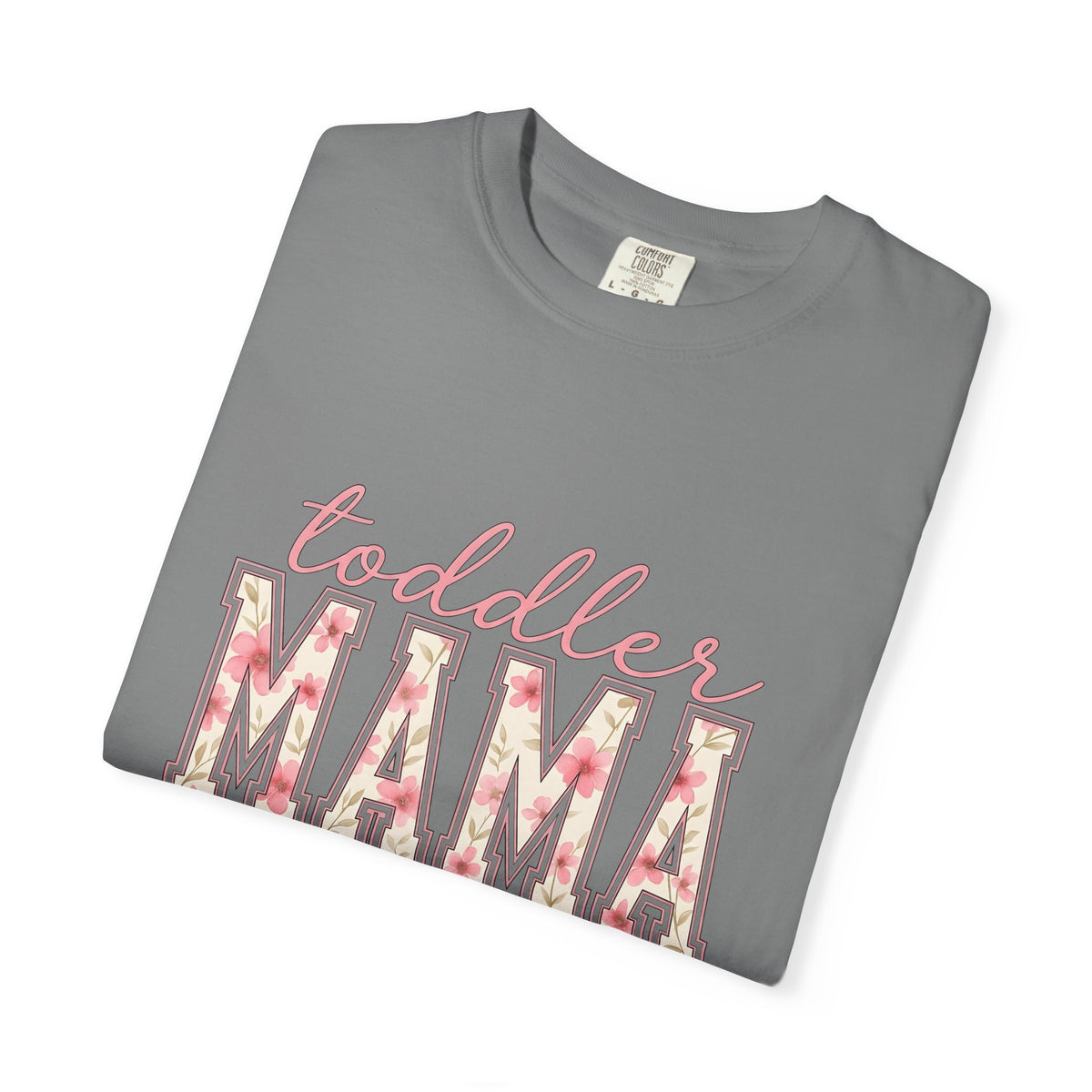 Blossom Letters T-Shirt Moms Bouquet Gift Women Elegant T-Shirt Alphabet Typography T-Shirt Motherhood Fan Artistic T-Shirt Floral Graphic Classic