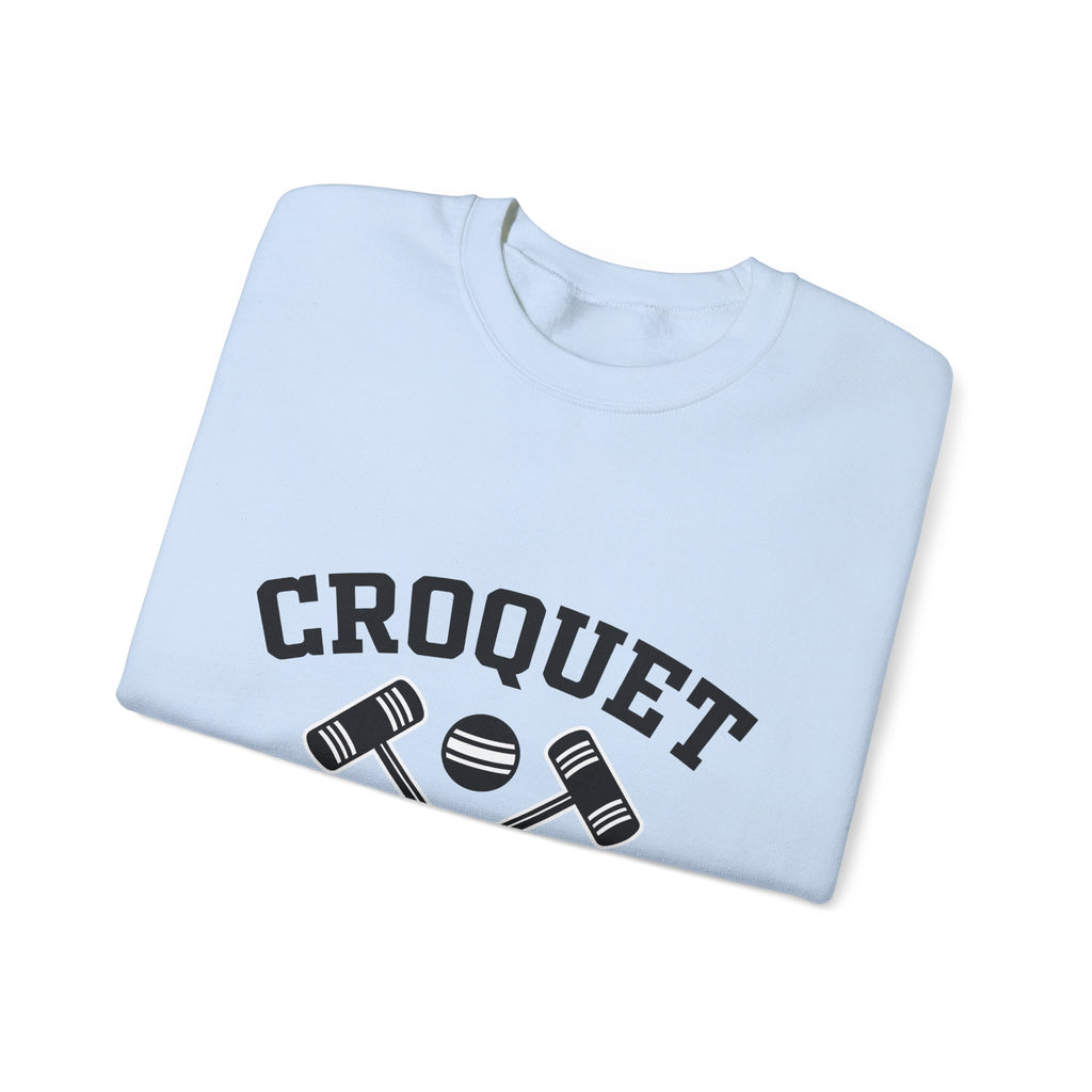 Croquet Mallets Croquet Game Gift Bold Mallet Croquet Fan Bold Sport Vintage Ball Sweatshirt