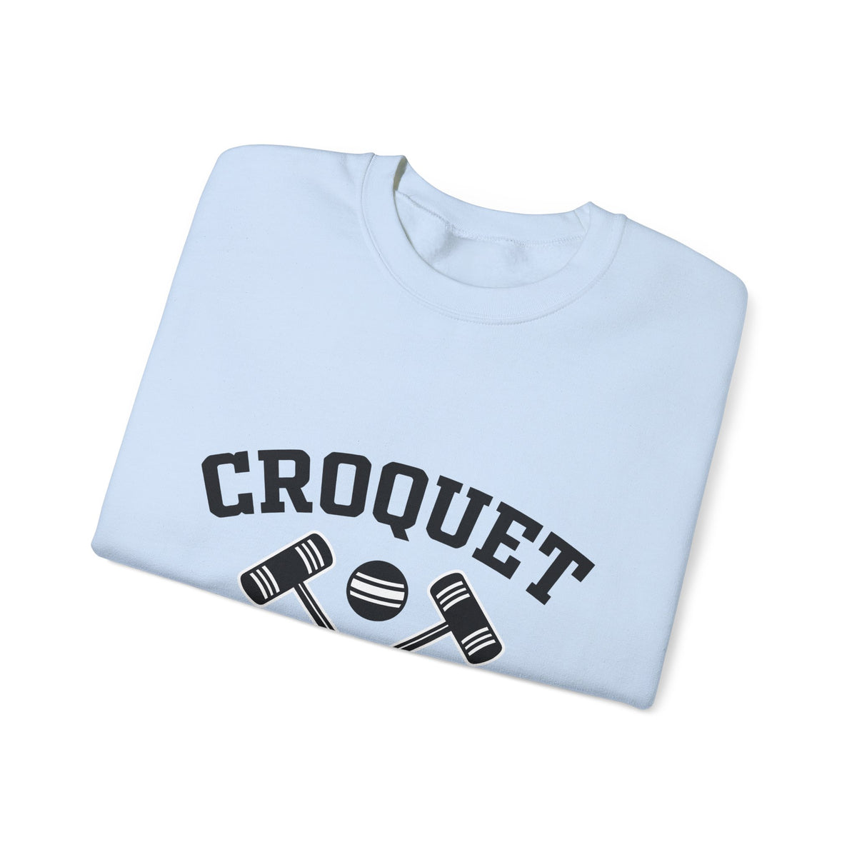 Croquet Mallets Croquet Game Gift Bold Mallet Croquet Fan Bold Sport Vintage Ball Sweatshirt