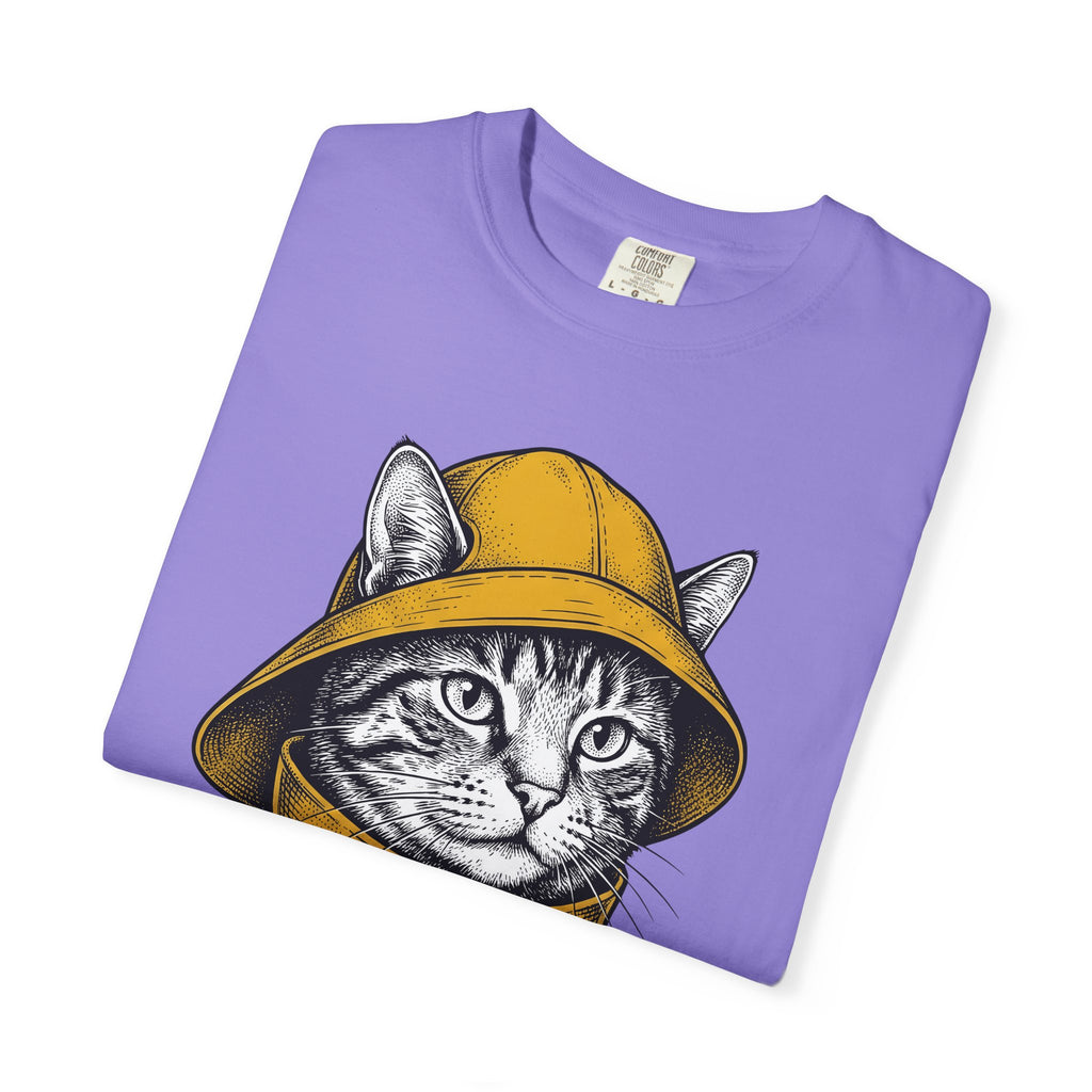 Orange Cat T-Shirt Cat Pets Gift Women Retro T-Shirt Kitty T-Shirt Feline Fan Cat Graphic Vintage T-Shirt Sketch Jacket T-Shirt