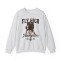 Flying Dog Sweatshirt Dog Travel Gift Women Retro Sweatshirt Canine Sweatshirt Dog Fan Vintage Sweatshirt Adventure Graphic Heritage Navigation Sweatshirt