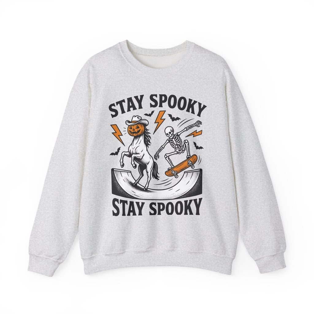 Pumpkin Horse Face Sweatshirt Halloween Macabre Gift Women Nostalgic Sweatshirt Gourd Sweatshirt Horror Fan Spooky Sweatshirt Dark Graphic