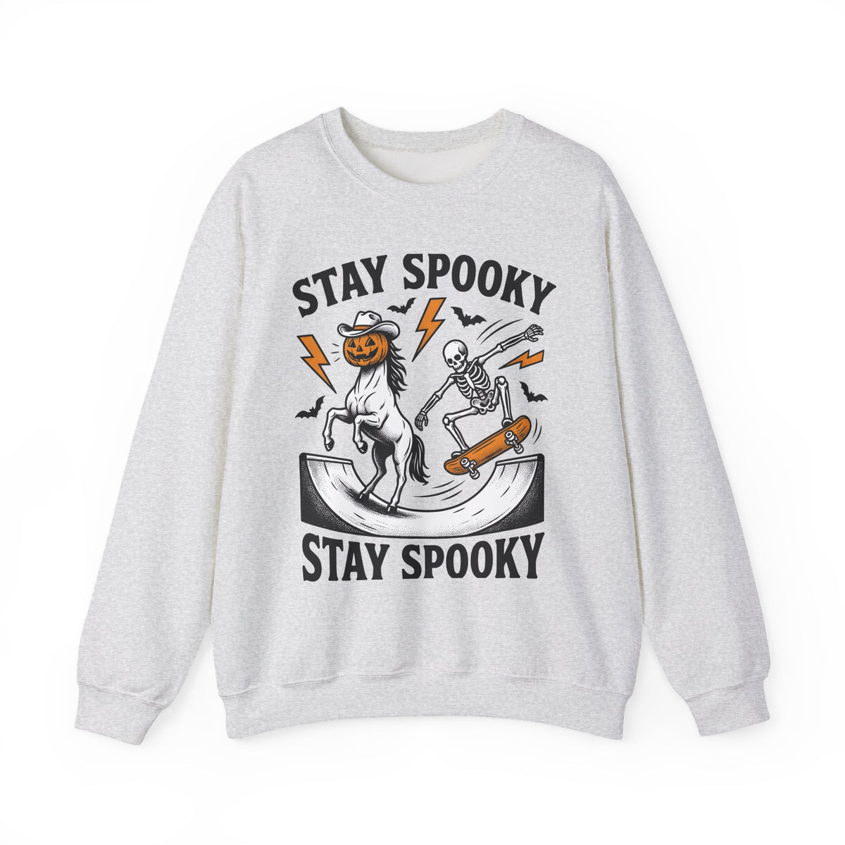 Pumpkin Horse Face Sweatshirt Halloween Macabre Gift Women Nostalgic Sweatshirt Gourd Sweatshirt Horror Fan Spooky Sweatshirt Dark Graphic