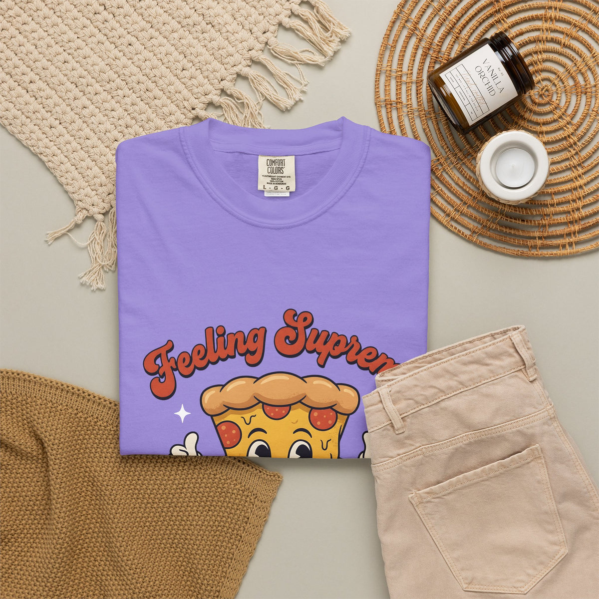 Pizza Cartoon T-Shirt Pizza Food Gift Women Cute T-Shirt Pizza T-Shirt Pizza Fan Kawaii T-Shirt Cuisine Graphic Retro Stars T-Shirt