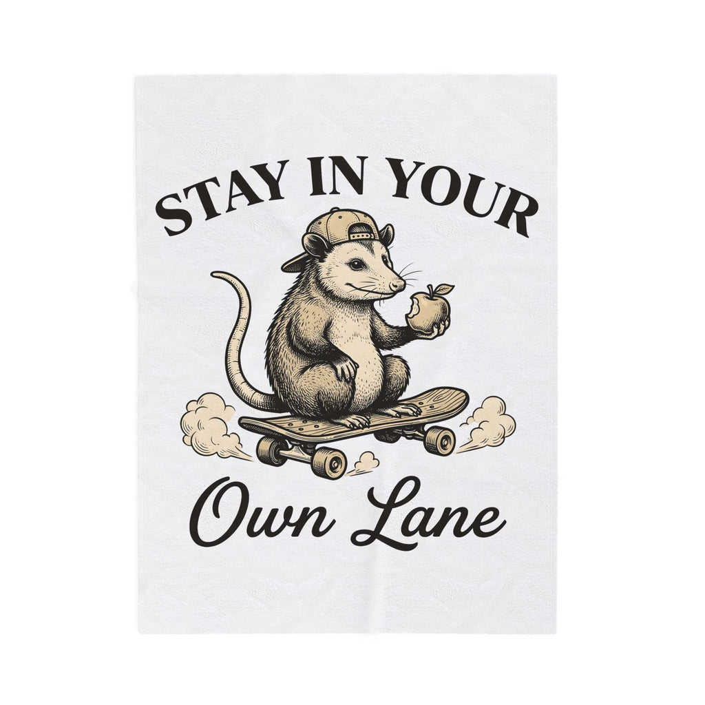 Opossum Skateboard Cute Wildlife Gift Sketch Possum Adorable Fan Drawing Retro Snapback Hat Blanket