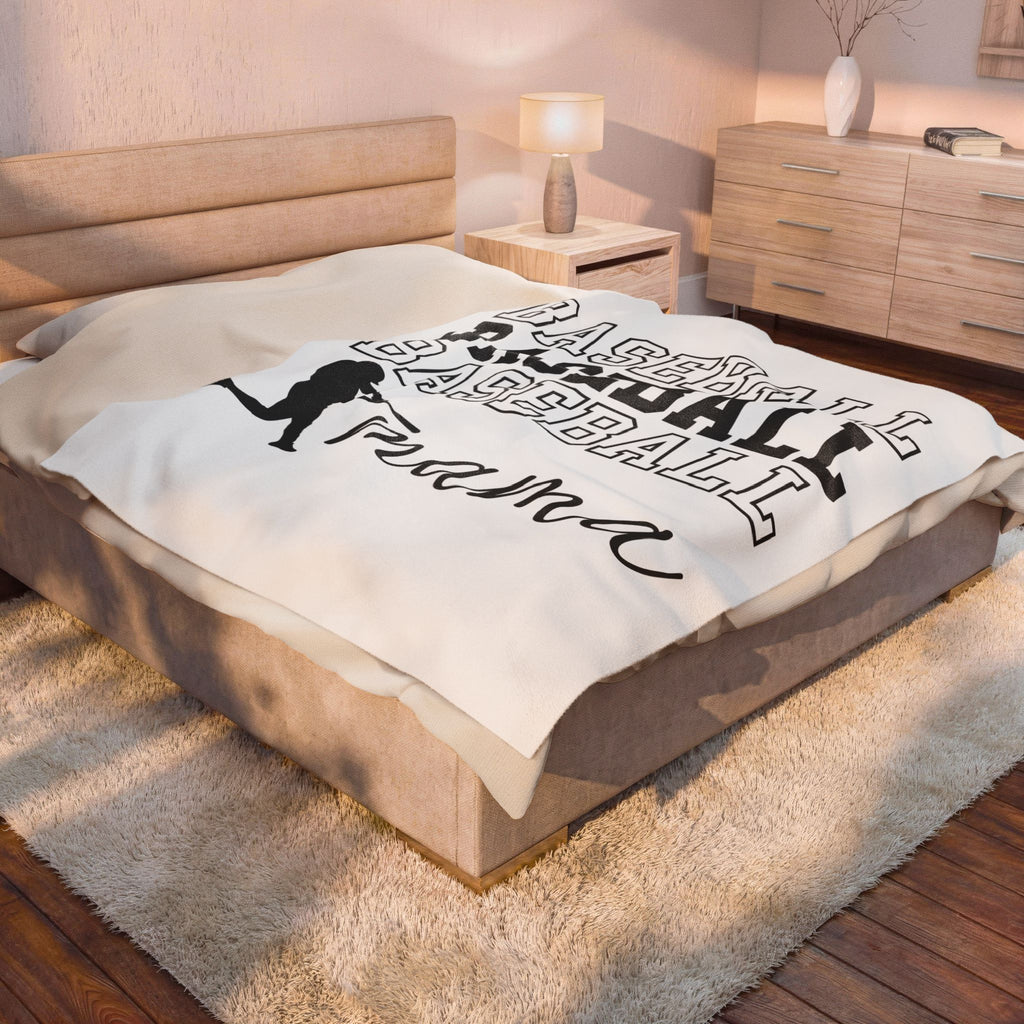 Baseball Ballplayer Blanket Baseball Mom Recreation Gift Women Energetic Blanket Baseball Player Blanket Baseball Mom Fan Vibrant Blanket Leisure