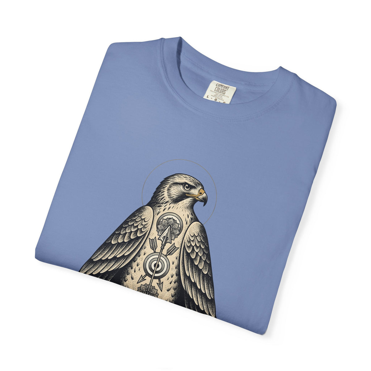 Eagle Design T-Shirt Sports Wildlife Gift Women Tribal T-Shirt Bald Eagle T-Shirt Athlete Fan Native T-Shirt Wildlife Graphic Classic Spear T-Shirt