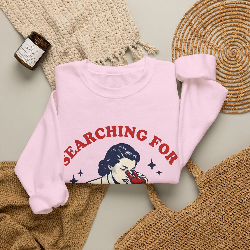 Scientist Magnifier Sweatshirt Funny Jokes Gift Women Hand Drawn Sweatshirt Lab Sweatshirt Humor Fan Illustrated Sweatshirt Pun Graphic Cartoon Twinkles Sweatshirt