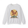 Floral Eagle Sweatshirt Boho Chic Nature Gift Women Boho Sweatshirt Bird Sweatshirt Bohemian Fan Tribal Graphic Sweatshirt Minimalist Mountains Sweatshirt
