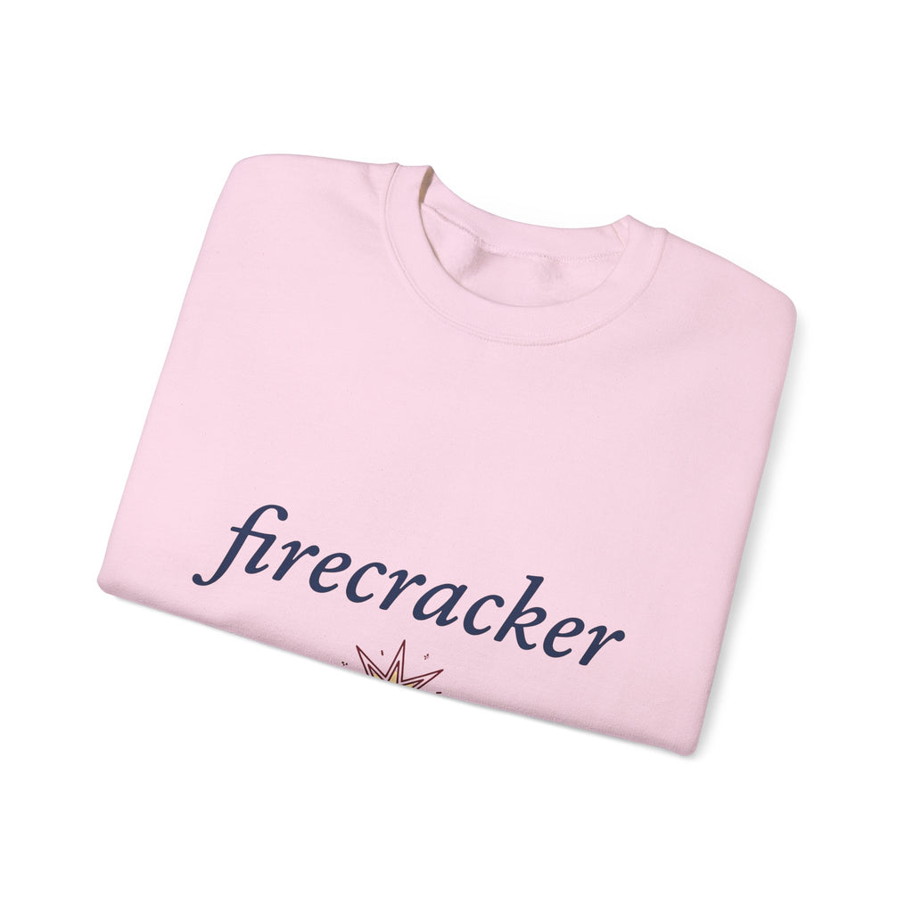 Star Burst Holiday Patriotic Gift Playful Explosion Christmas Fan Firework Minimalist Spark Sweatshirt