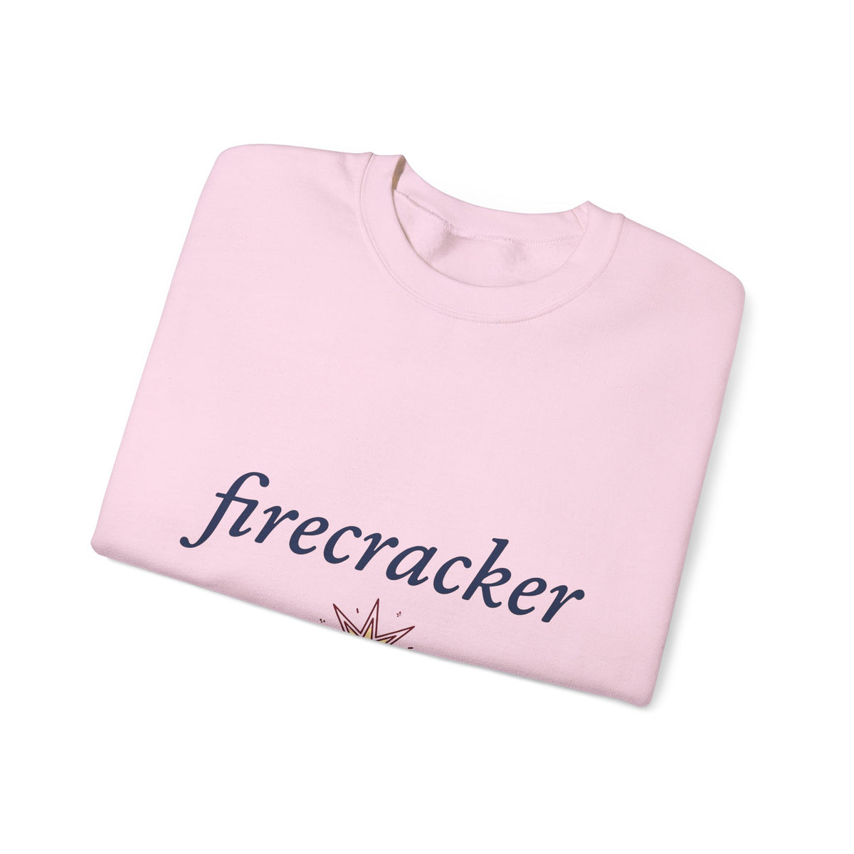 Star Burst Holiday Patriotic Gift Playful Explosion Christmas Fan Firework Minimalist Spark Sweatshirt