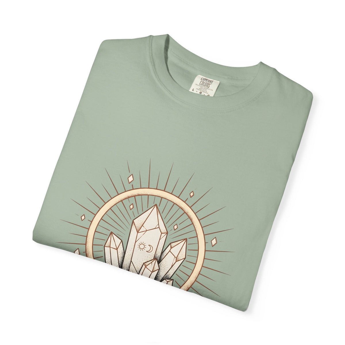 Quartz Cluster T-Shirt Boho Chic Mystic Gift Women Bohemian T-Shirt Crystal Cluster T-Shirt Boho Fan Hippie T-Shirt Spiritual Graphic Shabby Chic