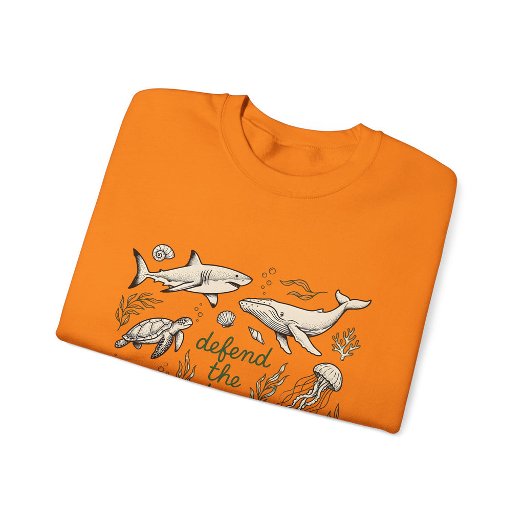 Sea Creatures Sweatshirt Ocean Wildlife Gift Women Sketch Sweatshirt Marine Life Sweatshirt Marine Fan Oceanic Sweatshirt Wildlife Graphic Retro Kelp Sweatshirt