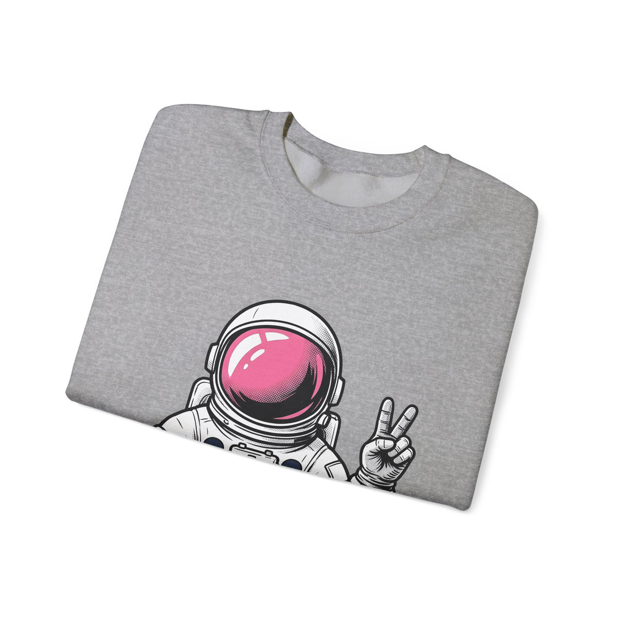 Astronaut Graphic Sweatshirt America Space Gift Women Comic Sweatshirt Cosmonaut Sweatshirt Patriot Fan Galactic Graphic Illustration Cartoon Sweatshirt Retro