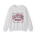 Coffee Beans Sweatshirt Coffee Humor Gift Women Bold Sweatshirt Coffee Sweatshirt Caffeine Fan Coffee Art Sweatshirt Funny Graphic Retro Pink Accent Sweatshirt