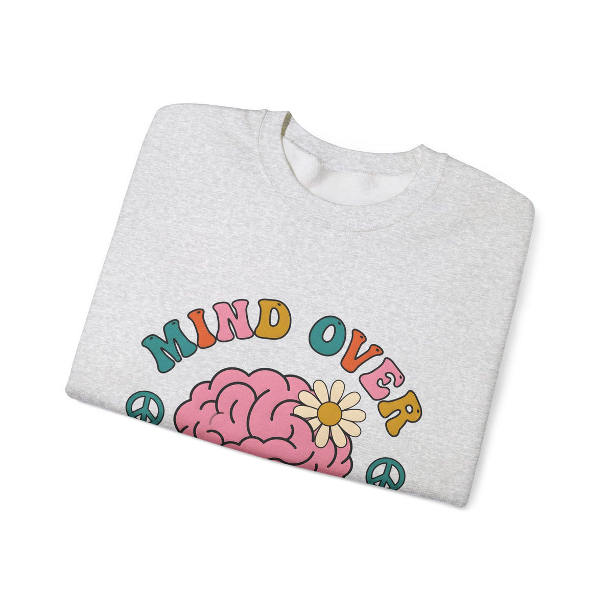 Brain Flower Sweatshirt Teacher Mental Health Gift Women Groovy Sweatshirt Mind Bloom Sweatshirt Educator Enthusiast Psychedelic Sweatshirt Wellness Graphic