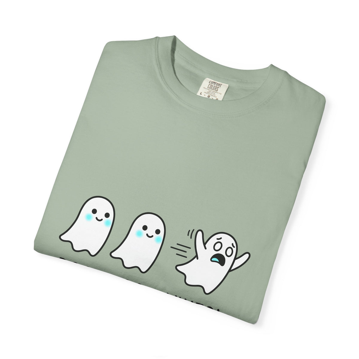 Sweet Ghost Pack T-Shirt Funny Halloween Party Gift Women Chibi T-Shirt Ghostly Spirits T-Shirt Humor Fan Cartoon T-Shirt Spooky Graphic Halloween