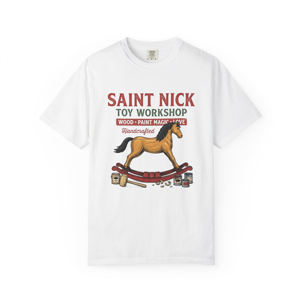 Rocking Horse T-Shirt Christmas Dolls Gift Women Retro T-Shirt Hobby Horse T-Sh