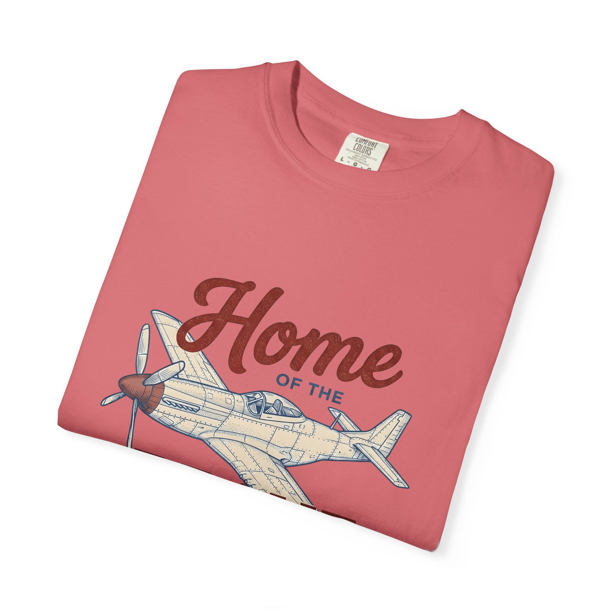 Fighter Plane T-Shirt America Patriotic Gift Women Vintage T-Shirt Warplane T-Shirt American Enthusiast Distressed T-Shirt Star Spangled Graphic