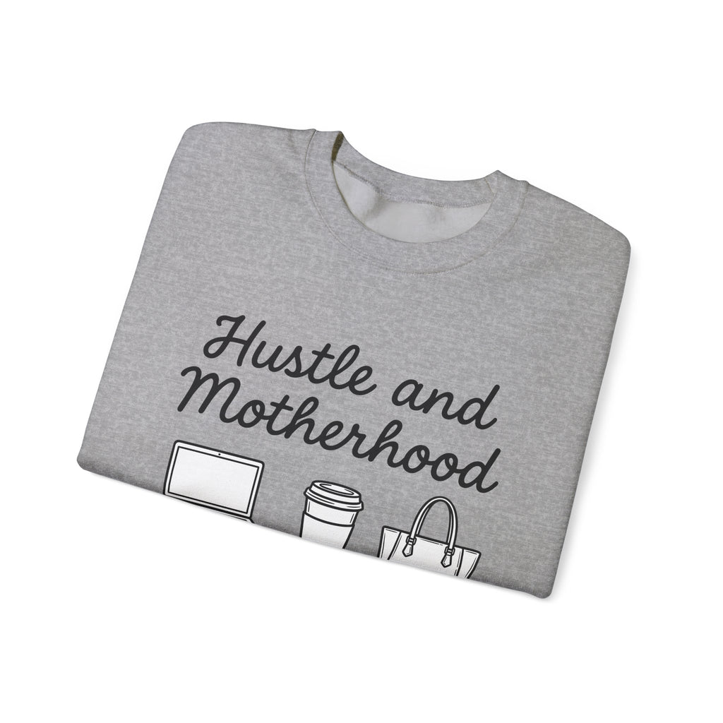 Laptop Coffee Purse Sweatshirt Moms Work Gift Women Doodle Sweatshirt Sweatshirt Sweatshirt Mother Enthusiast Hand Drawn Sweatshirt Office Graphic Minimal Baby Bottle