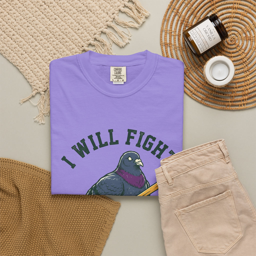 Dove Blade T-Shirt Animals Joke Gift Women Comic T-Shirt Razor T-Shirt Creature Fan Cartoon T-Shirt Humor Graphic Retro Lawn T-Shirt