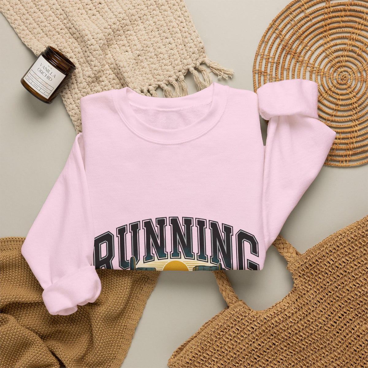 Desert Scene Sweatshirt Running Hiking Gift Women Antique Sweatshirt Desert Sweatshirt Runner Enthusiast Trail Graphic Old School Succulents Sweatshirt