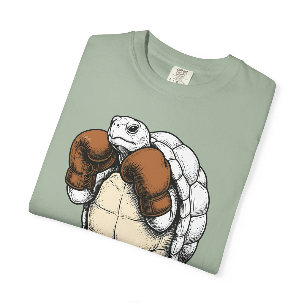 Turtle Punch Gloves T-Shirt Sports Workout Gift Women Line Art T-Shirt Boxing Gloves T-Shirt Athlete Enthusiast Illustration T-Shirt Fitness