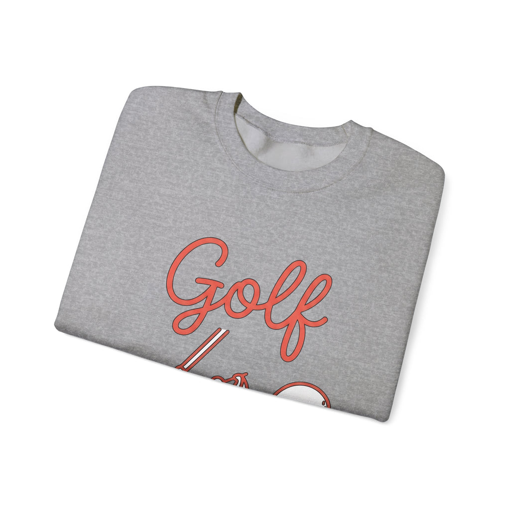 Golf Athlete Sweatshirt Golf Pastime Gift Women Simple Design Sweatshirt Golfer Sweatshirt Golfing Enthusiast Minimalist Sweatshirt Leisure Graphic Outline