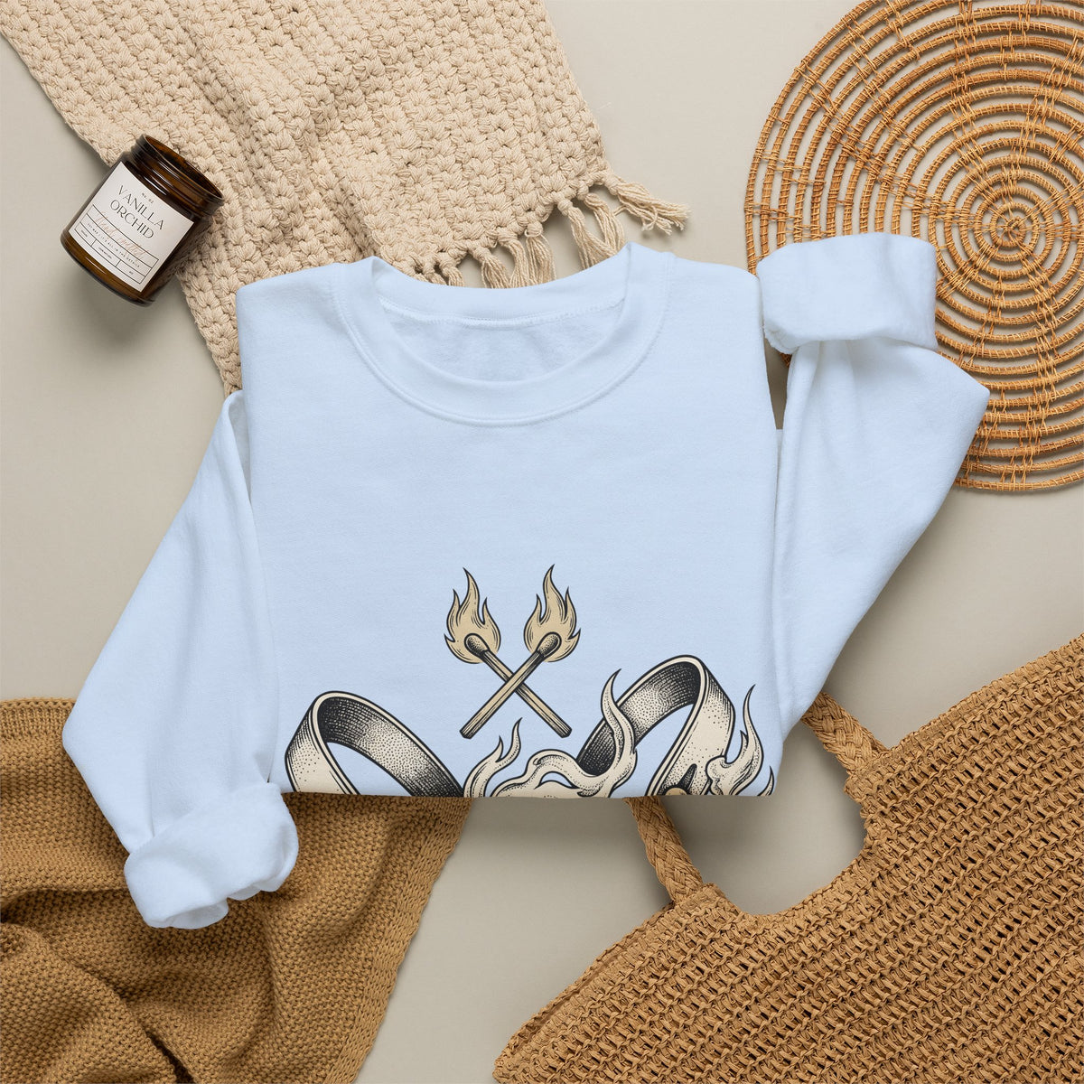 Rodeo Spurs Sweatshirt Cowgirl Country Gift Women Neo Traditional Sweatshirt Spurs Sweatshirt Cowboy Fan Western Sweatshirt Rural Graphic Old School Flame