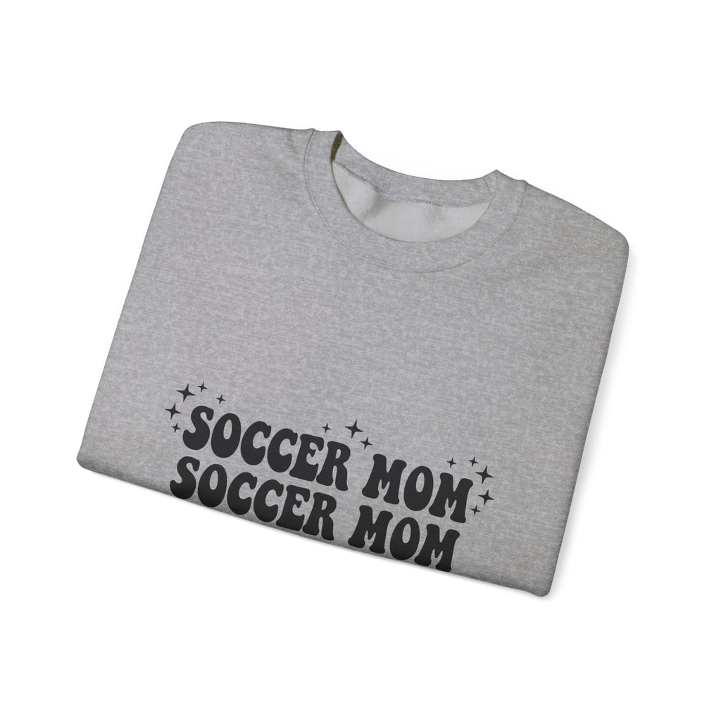 Soccer Mom Sweatshirt Moms Sports Gift Women Groovy Sweatshirt Football Mom Sweatshirt Mother Fan Athletic Graphic Soccer Graphic Retro Stars Sweatshirt