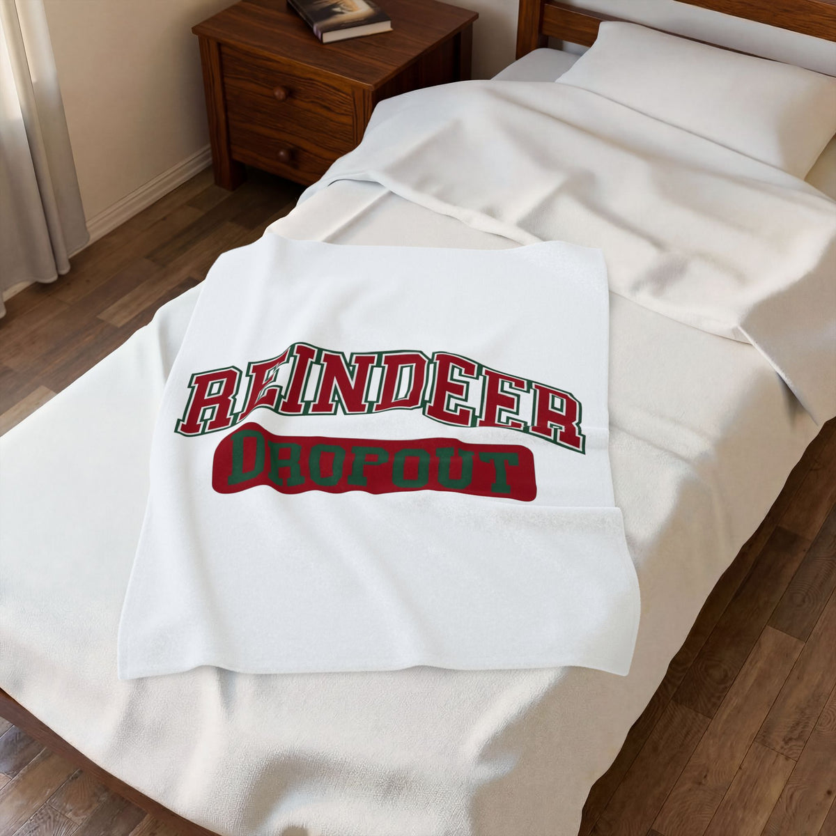 College Varsity Lettering Christmas Festival Gift Heavy Letterman Xmas Fan Bold Celebration Blanket