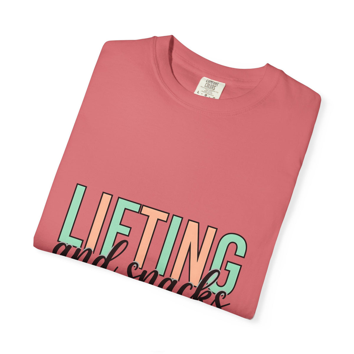 Gym Quote T-Shirt Sports Fitness Gift Women Playful T-Shirt Motivation T-Shirt Athlete Enthusiast Cute T-Shirt Workout Graphic Modern Pastel Colors