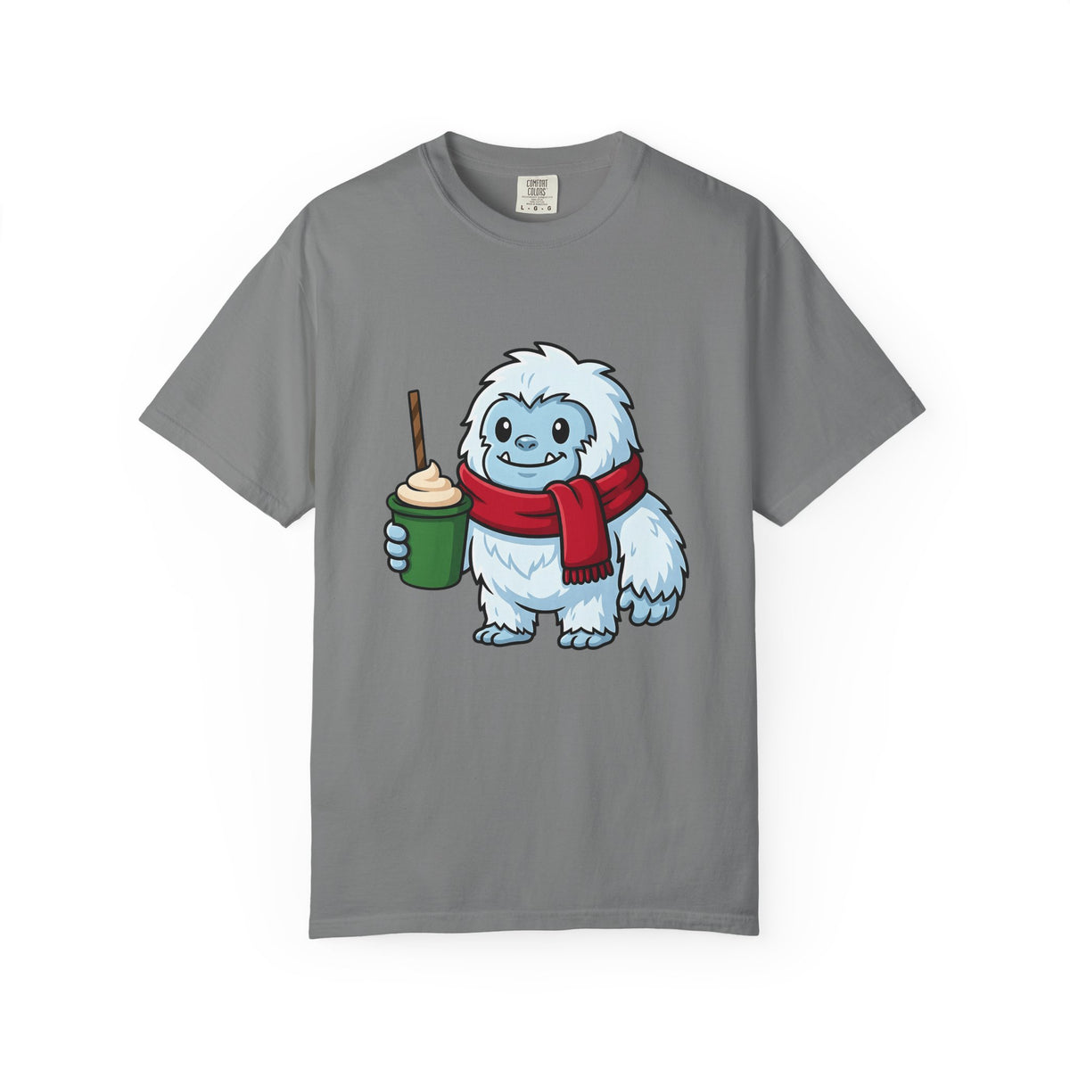 Abominable Snowman Christmas Holiday Gift Comic Yeti Xmas Fan Cartoon Holiday Chibi T-Shirt