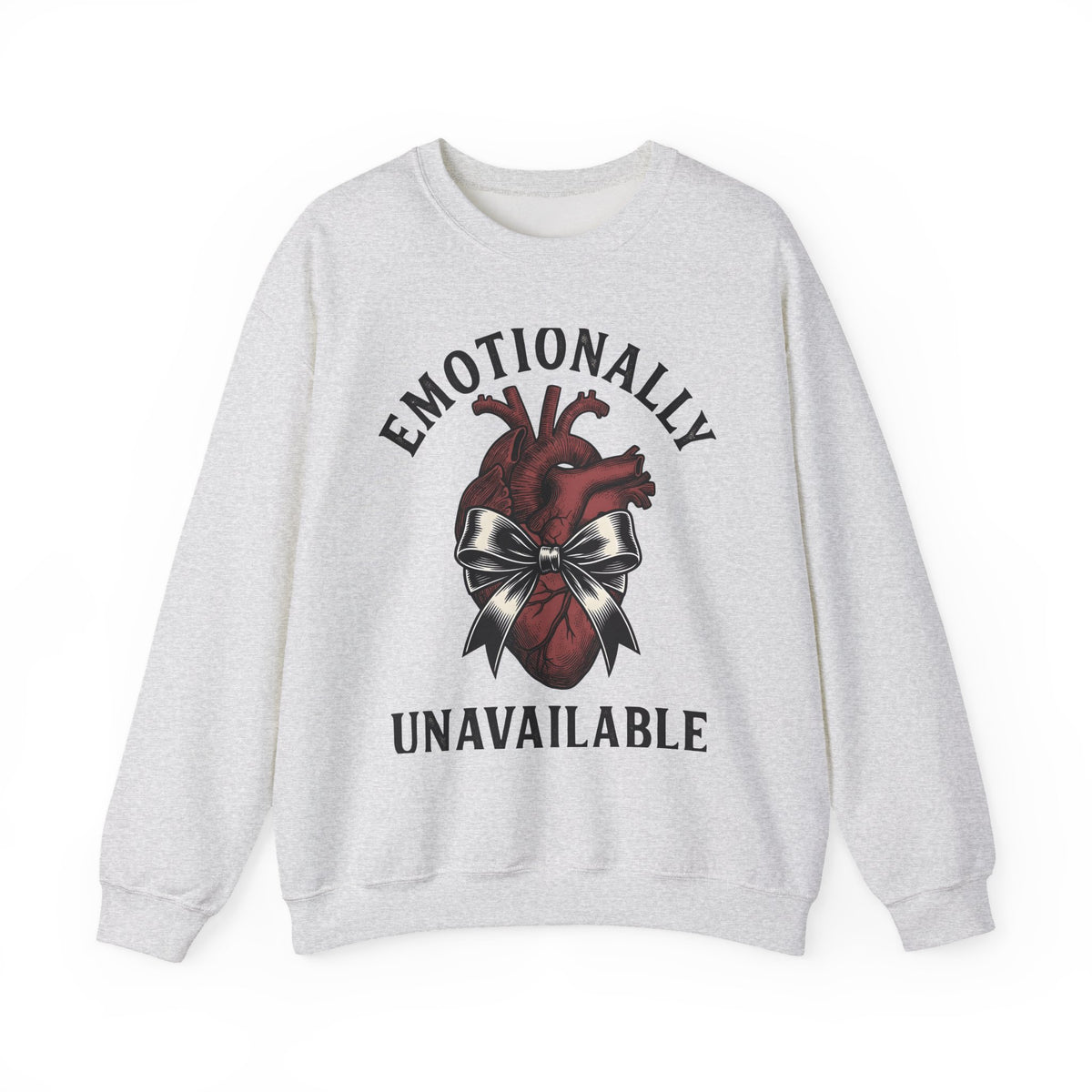 Anatomical Heart Sweatshirt Halloween Dark Humor Gift Women Gothic Sweatshirt Heart Sweatshirt Horror Fan Macabre Sweatshirt Sarcastic Graphic Vintage Bow